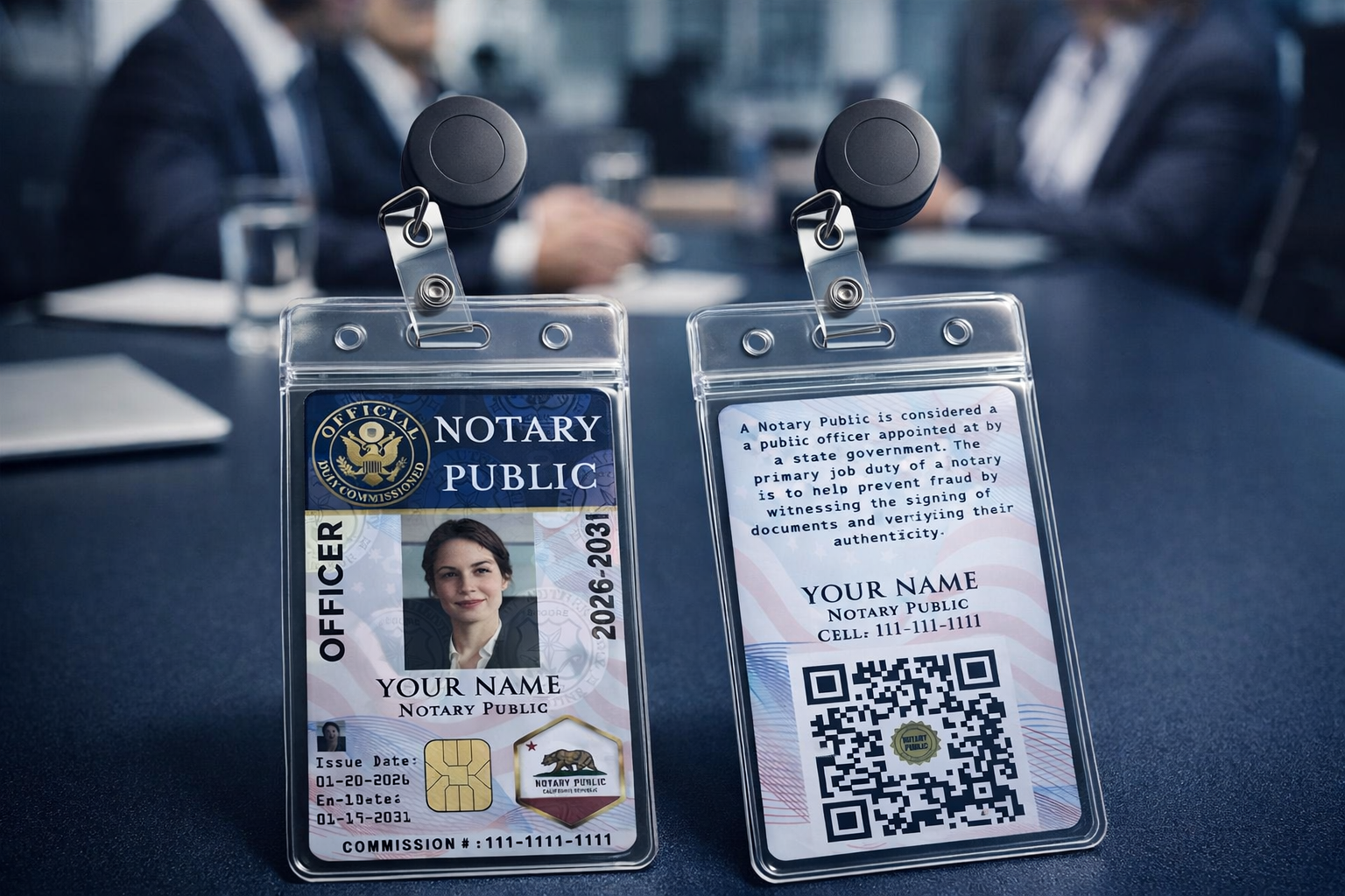 Premium Notary ID Card